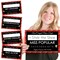 Big Dot of Happiness Red Carpet - Movie Night Party Mug Shots - Photo Booth Props Kit - 20 Count